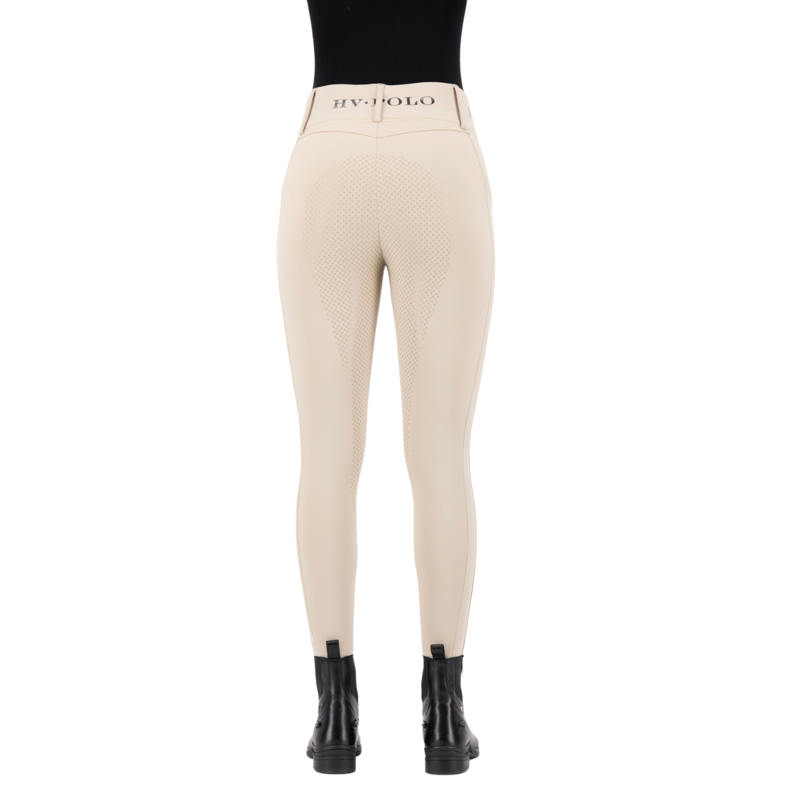 HV Polo Ladies Favourite Full Grip Riding Tights - Walnut-5