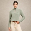 Holland Cooper Country Quarter Zip Knit - Sage