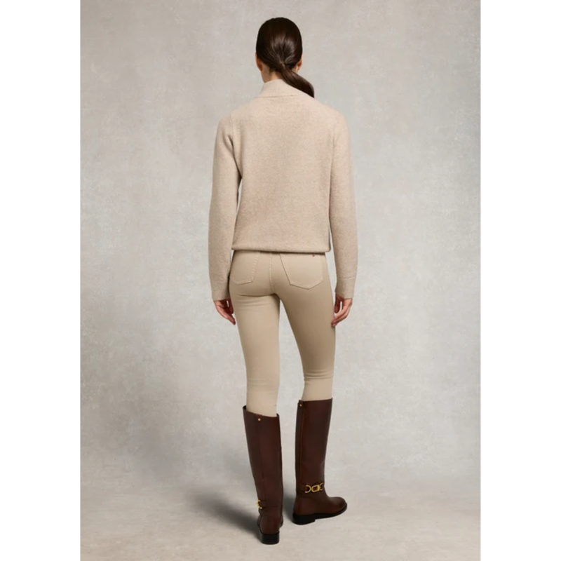 Holland Cooper Country Quarter Zip Knit - Oatmeal-3