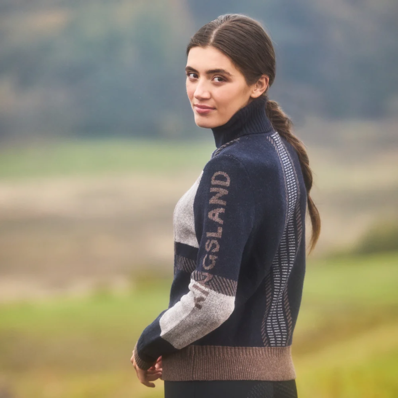 Kingsland KLArin Ladies Roll Neck Pullover - Navy-3