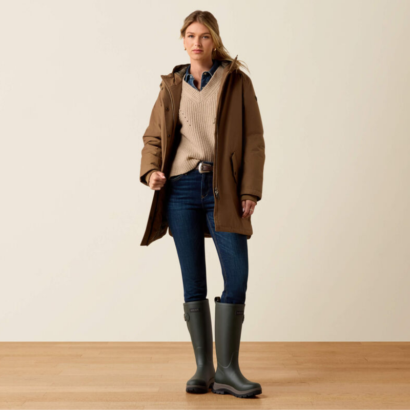 Ariat Women's Barrowmere Waterproof Insulated Parka - Malt-2