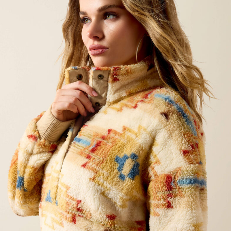 Ariat Women's Berber Sweatshirt - Sonoma Southwest Print-3