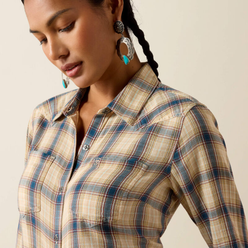 Ariat Women's Billie Jean Shirt - Horizon Plaid-3