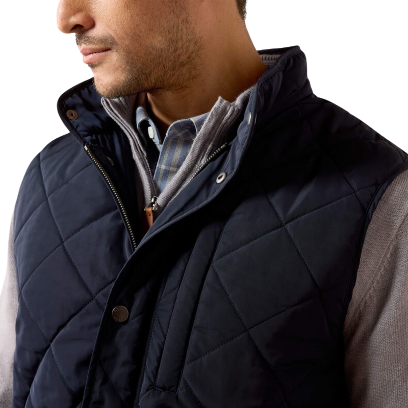 Ariat Men's Two24 Woodgate Vest - Show Navy-3