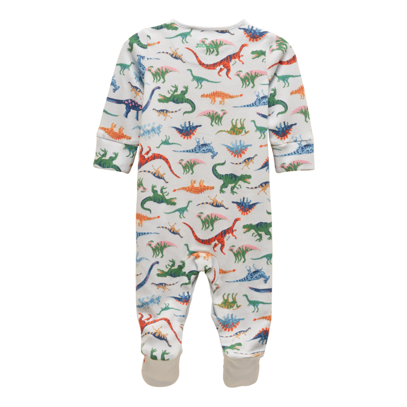 Joules Razamataz Babygrow - Blue Dino-1