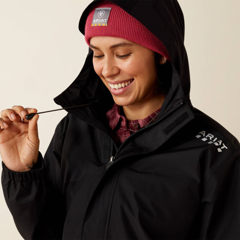 Ariat Women's Rebar Stormshell Waterproof Jacket - Black-3