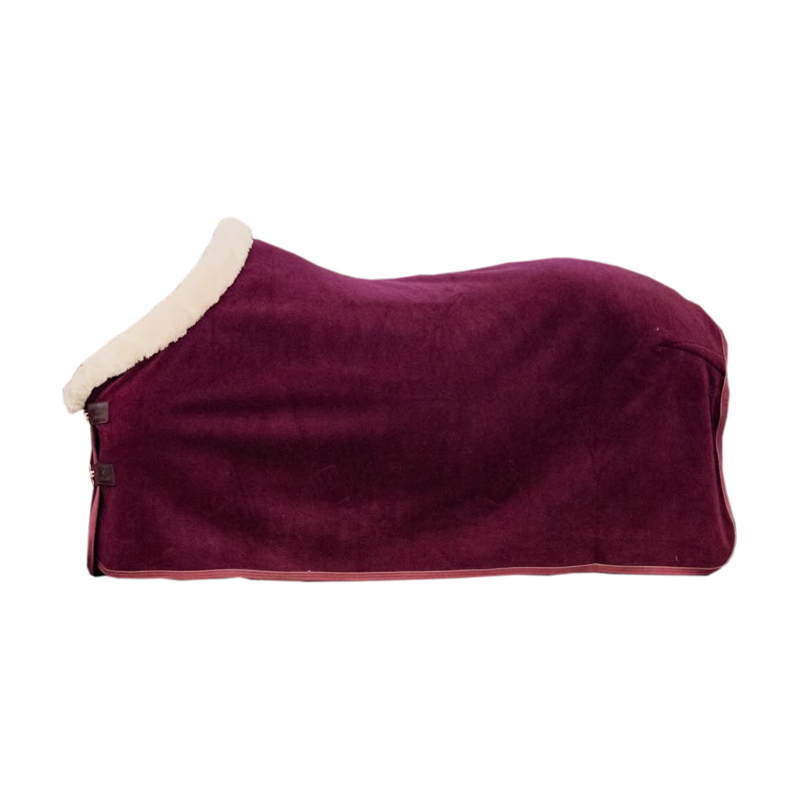 Kentucky Heavy Fleece Show Rug - Bordeaux-3