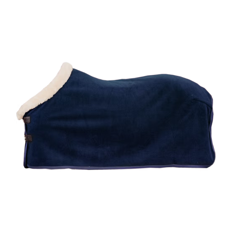 Kentucky Heavy Fleece Show Rug - Navy-3