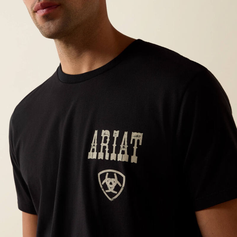 Ariat Men's Cowboy Way Up T-Shirt - Black-2