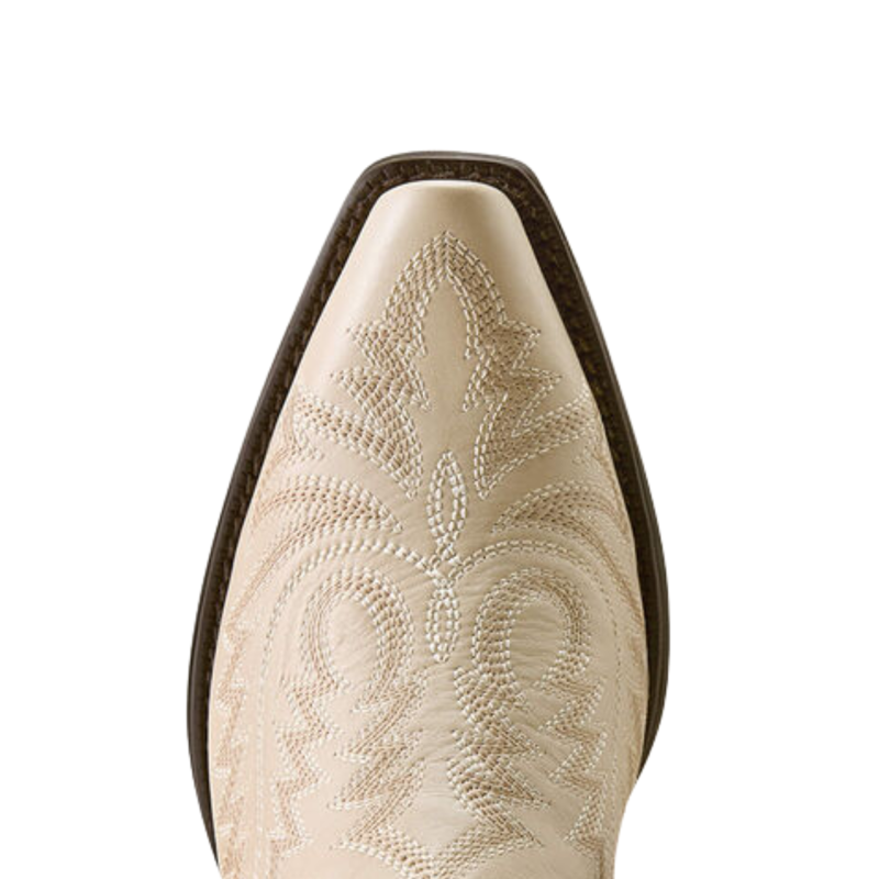 Ariat Women's Round Up Collins D Toe Western Boot - Buttercream-3