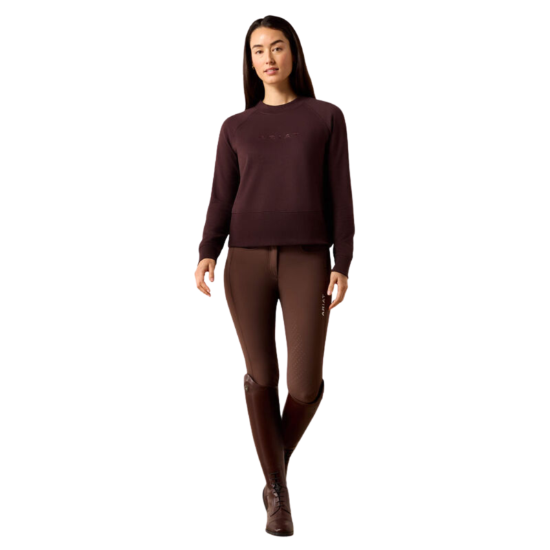 Ariat Women's Martine Sweatshirt - Chocolate Plum-3