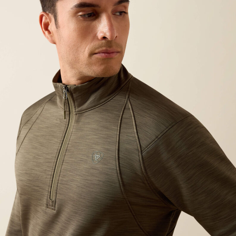 Ariat Men's Team EQ 1/2 Zip Pullover - Kalamata-3