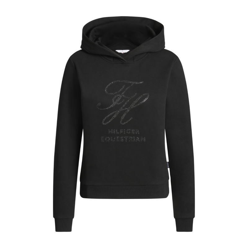 Tommy Hilfiger Estelle Women's Rhinestone Hoodie - Black-3