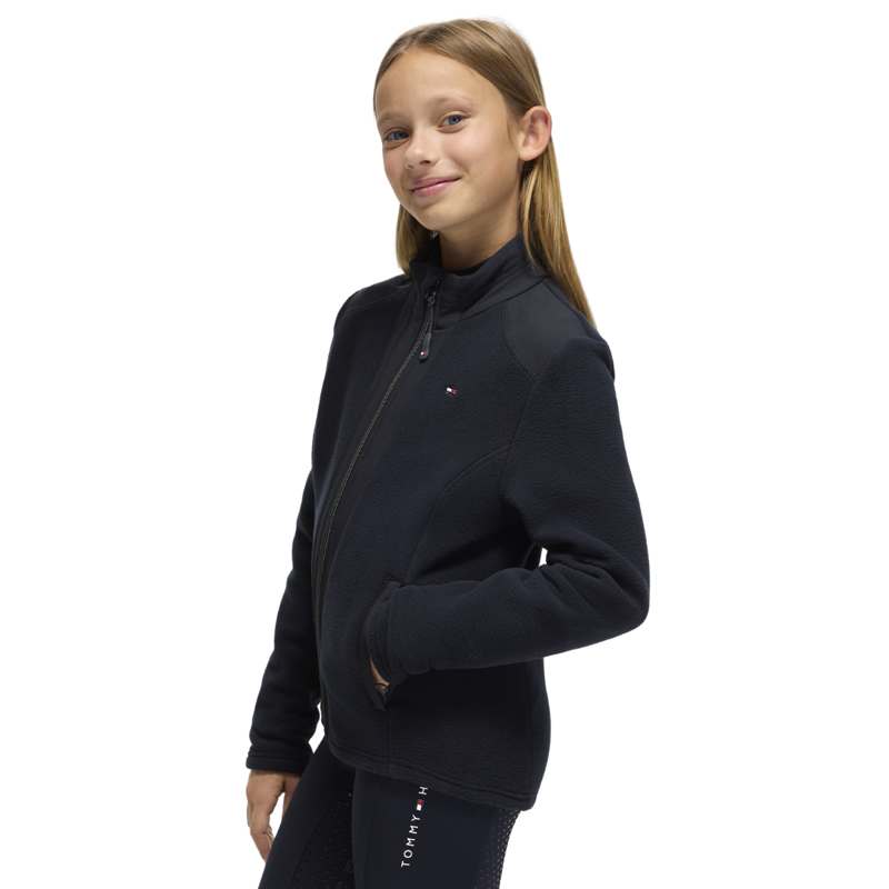 Tommy Hilfiger Elmonte Young Rider Fleece Jacket - Desert Sky-1