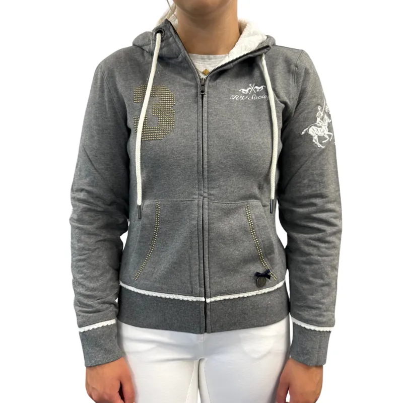 HV Polo Terah Ladies Sweater - Grey Melange