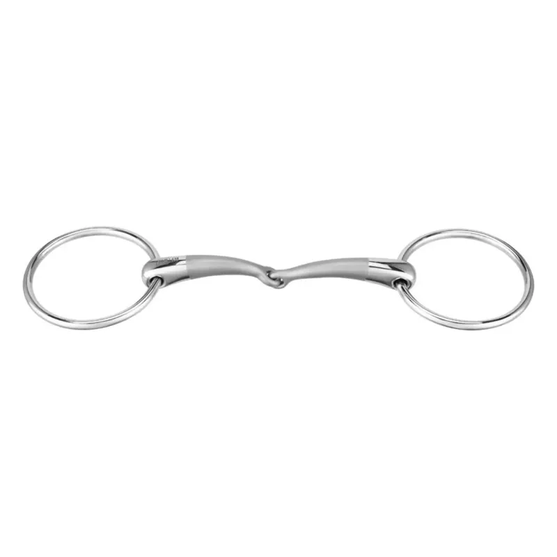 Sprenger Satinox Loose Ring Snaffle - 14mm Single Joint - 70mm Rings