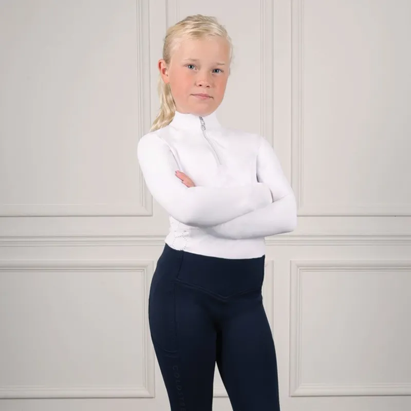 Coldstream Next Generation Child's Ecclaw Elite Base Layer - White-1