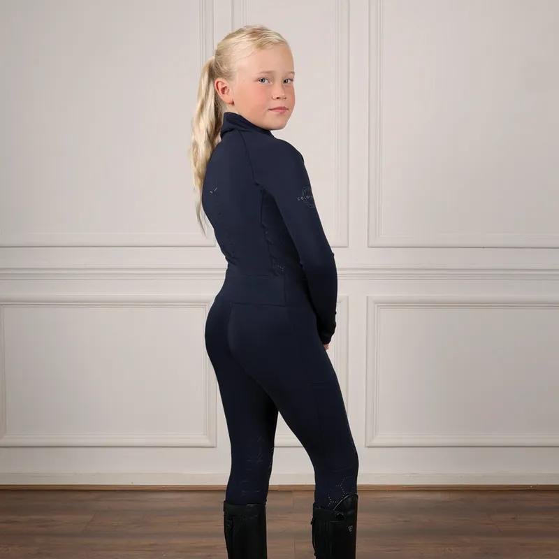 Coldstream Next Generation Child's Ecclaw Elite Base Layer - Navy-3