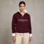 Holland Cooper Sporting Goods Zip Henley - Mulberry