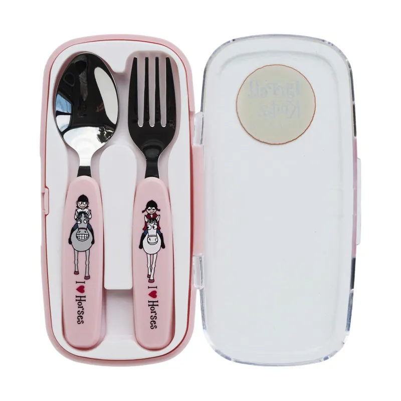 Hy Equestrian Tyrrell Katz 2 Piece Horse Cutlery Set