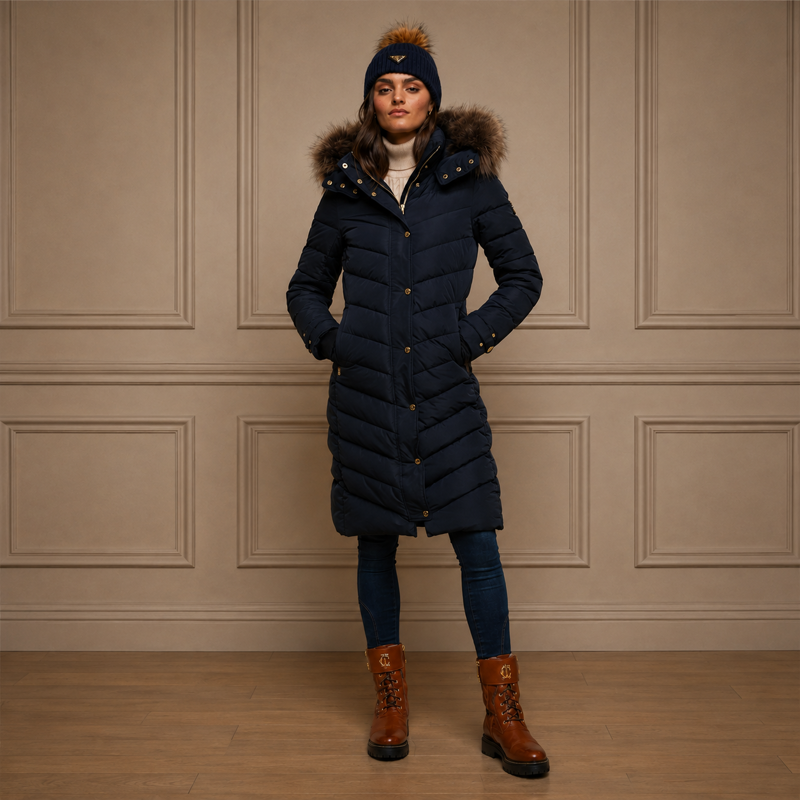 Holland Cooper Chamonix Coat - Ink Navy