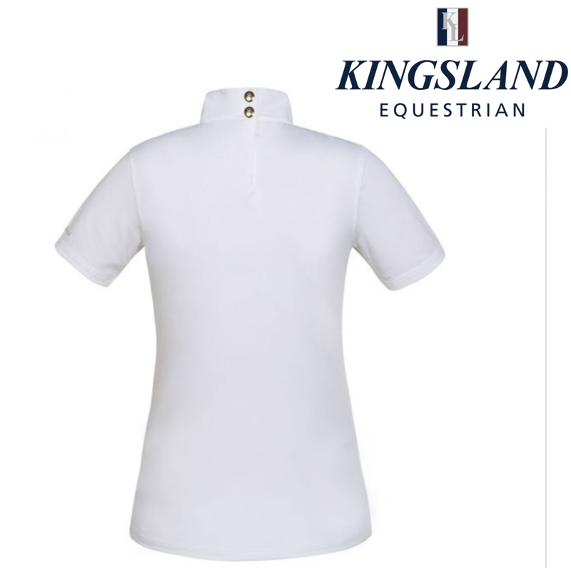 Kingsland Valenting Ladies Show Shirt - Gold-1