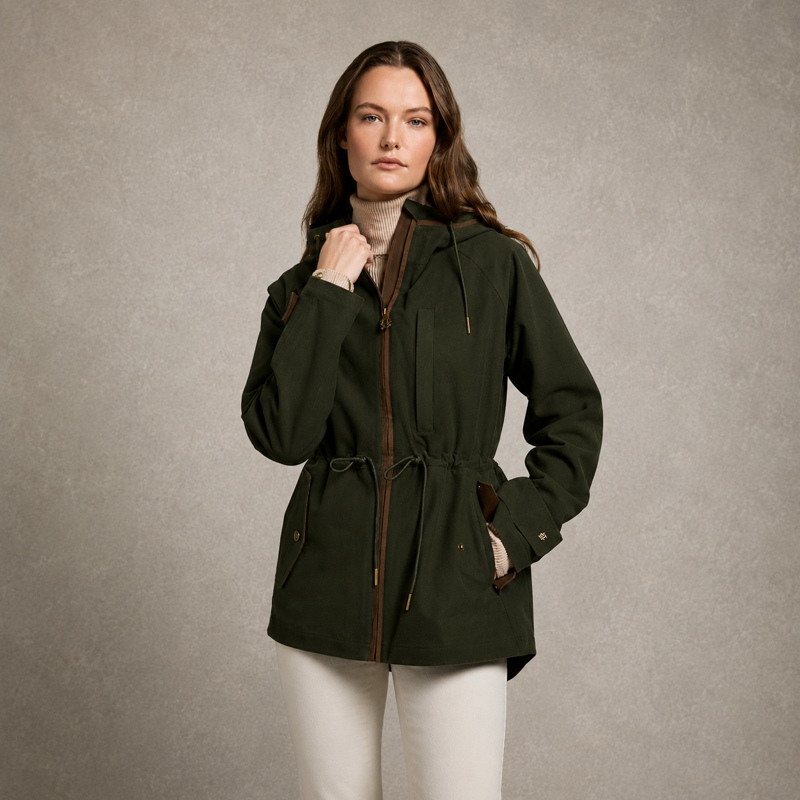 Holland Cooper Country Parka - Khaki