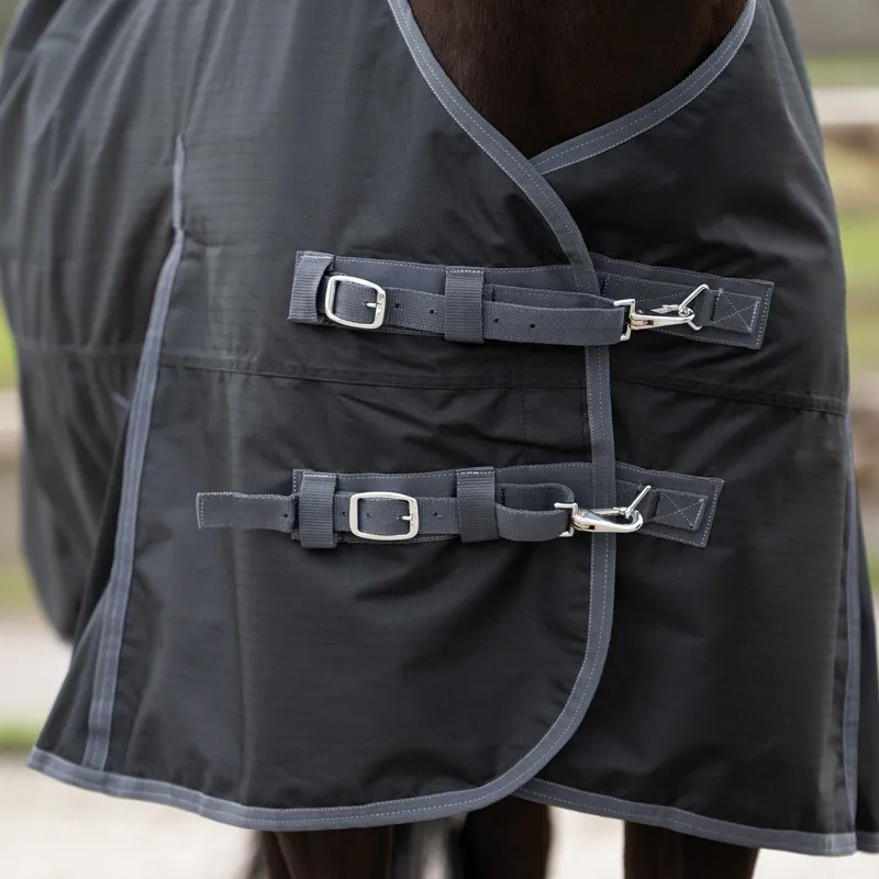 Imperial Riding Limited 100g Highneck Turnout Rug - Black-2