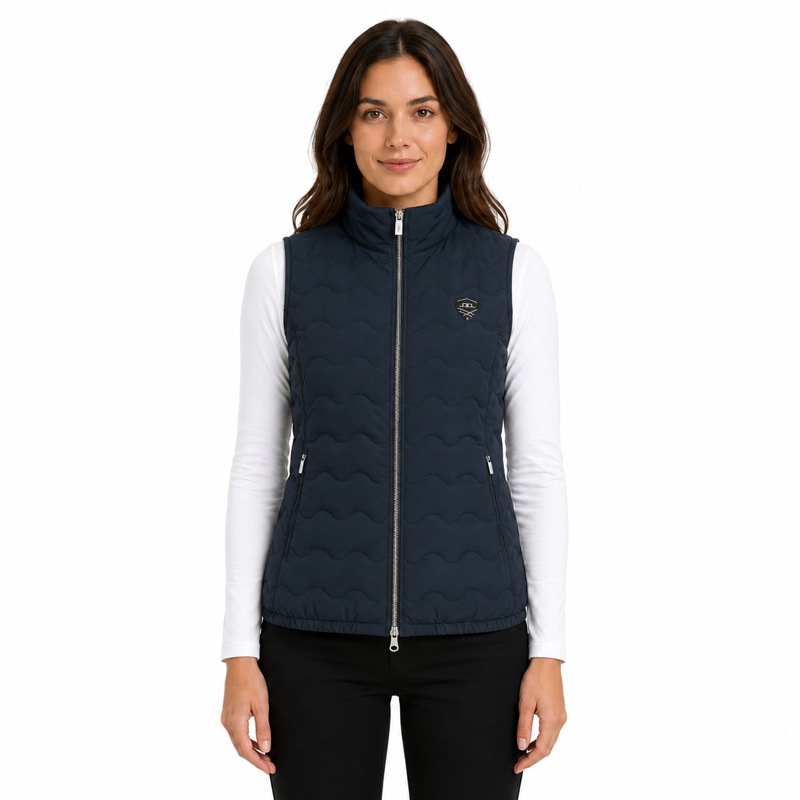 Horseware AA Platinum Ladies Varena Padded Seamless Gilet - Navy