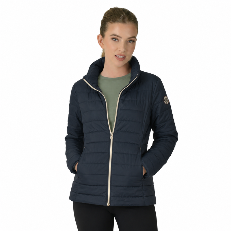 Esperado Germany Ladies Long Coat - Navy 