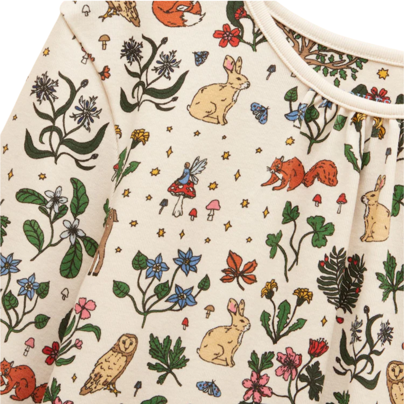 Joules Girls' Kipwell Pyjamas - Cream-4