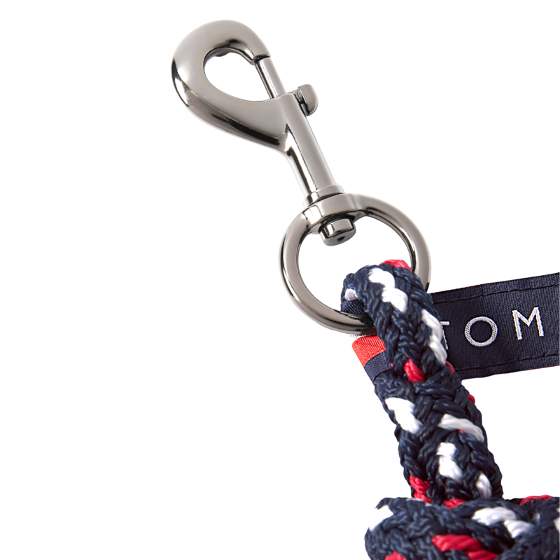 Tommy Hilfiger Yale Faux Fur Headcollar and Rope Set - Desert Sky-5