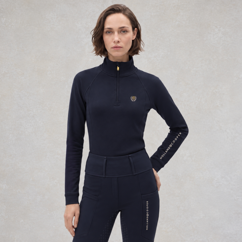 Holland Cooper Cranborne Thermal Base Layer - Ink Navy