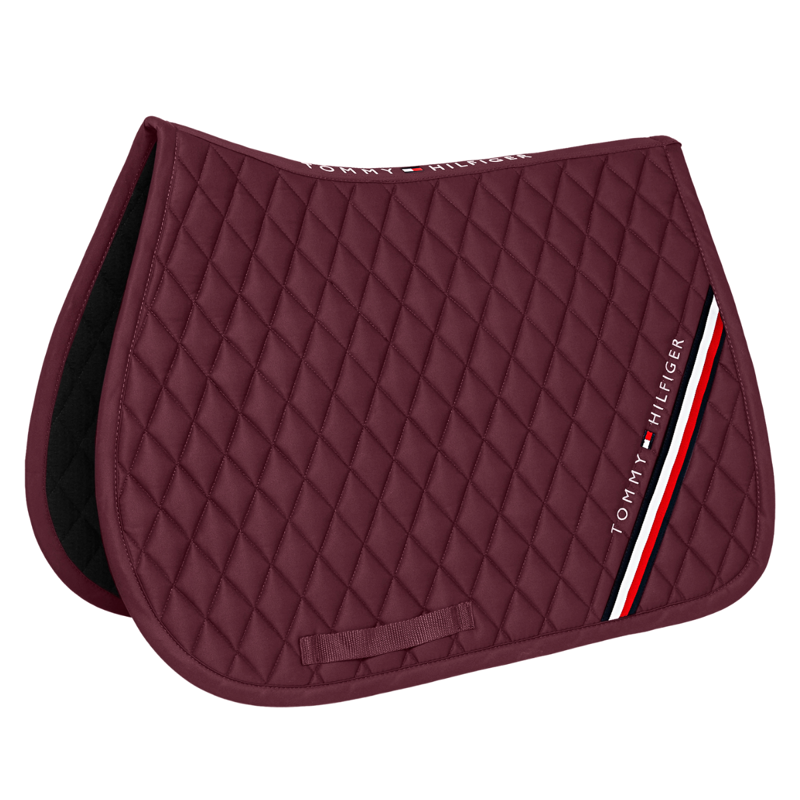 Tommy Hilfiger Stanford Jumping Saddlepad - Deep Burgundy-1