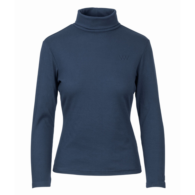 Woof Wear Ladies Roll Neck Shirt - Navy-4
