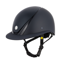 Charles Owen Hyda Wide Peak Carbon Riding Hat with MIPS - Navy Matte/Navy Gloss