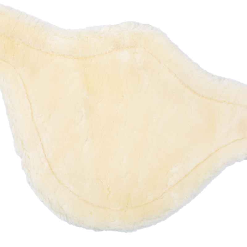Acavallo Jumping Stud Guard Girth with Removeable Sheep Skin - Black-4