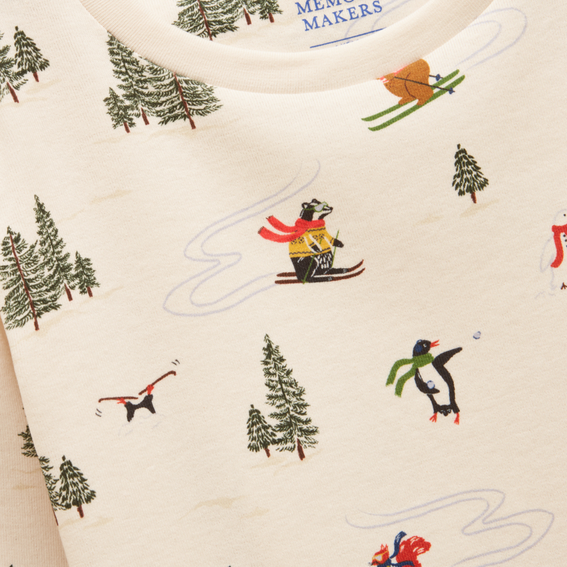 Joules Boys' Kipwell Pyjamas - Cream-6