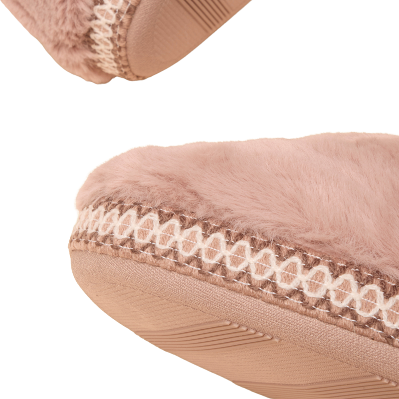 Joules Ladies Cabin Slipper Boot - Pink-4