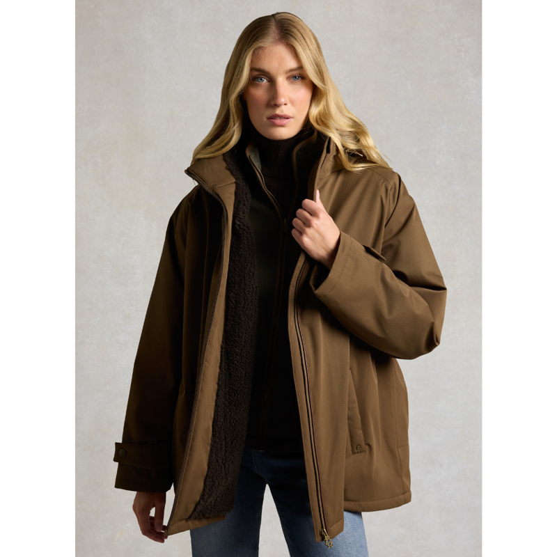 Holland Cooper One-Size Waterproof Jacket - Chestnut-4