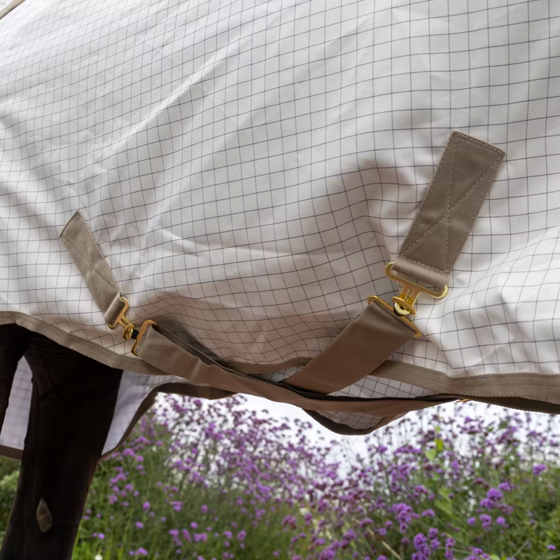 Kentucky Sweet Itch Fly and Summer Sheet Comfort - White/Beige-4