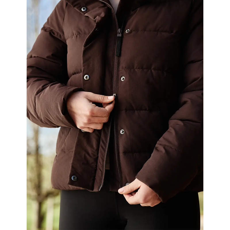 WeatherBeeta Insulated High Neck Jacket - Espresso-4