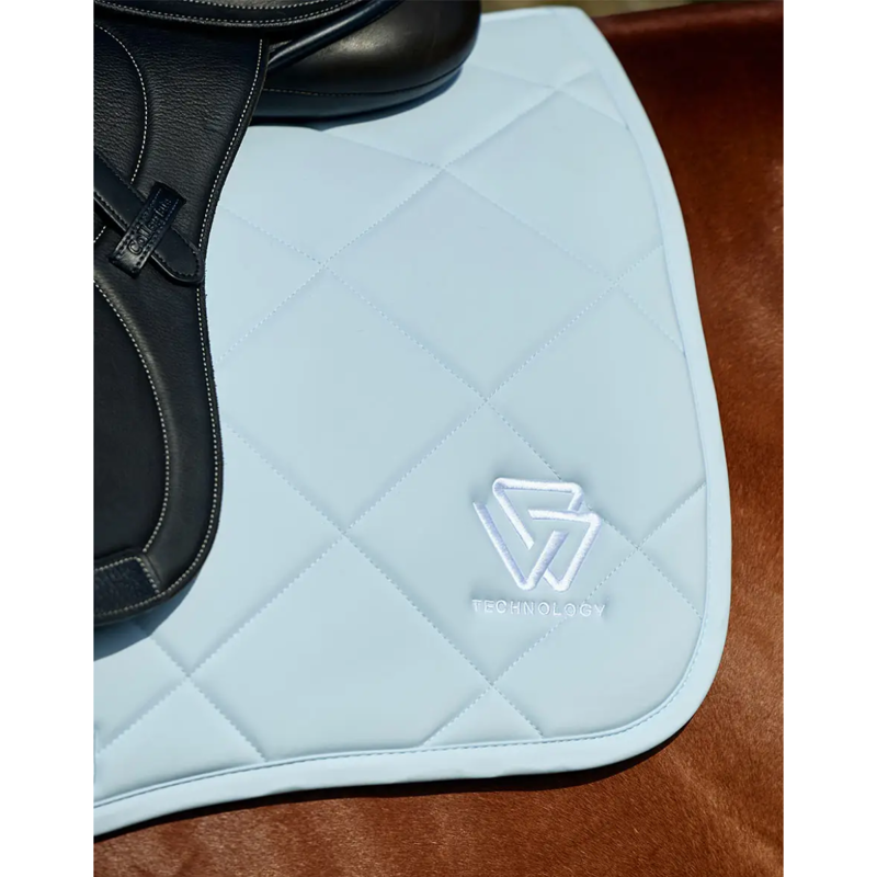 WeatherBeeta Softshell Pro 3D Air-Tec All Purpose Saddlepad - Mist Blue-4