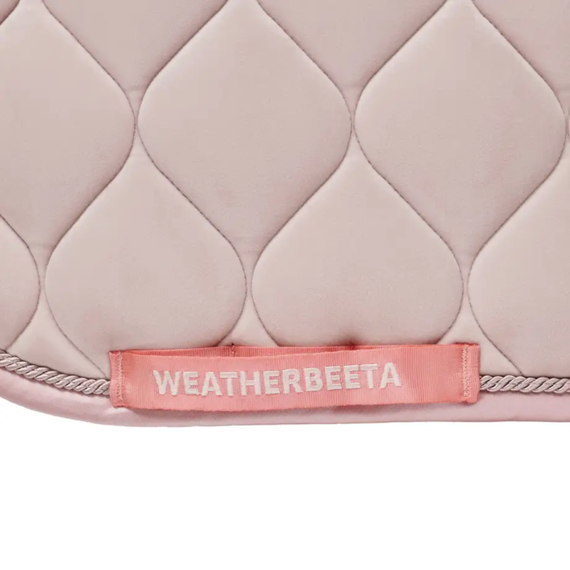 WeatherBeeta Velvet Dressage Saddlepad - Pink-4
