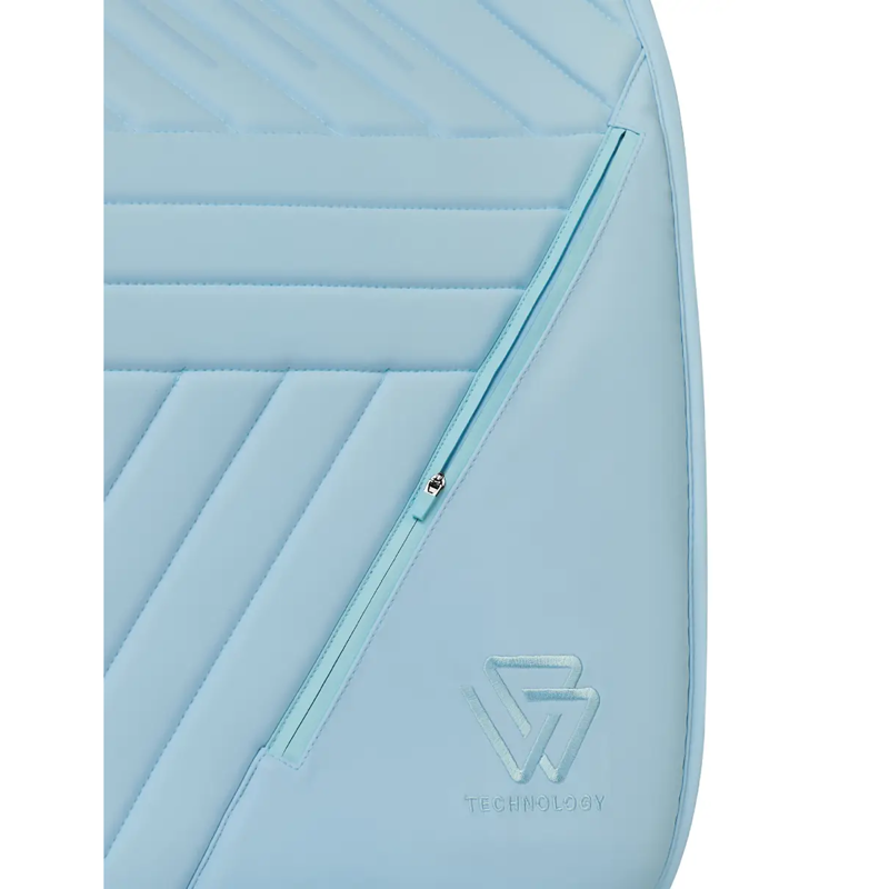 WeatherBeeta Softshell Pro Grip Dressage Saddlepad - Mist Blue	-4