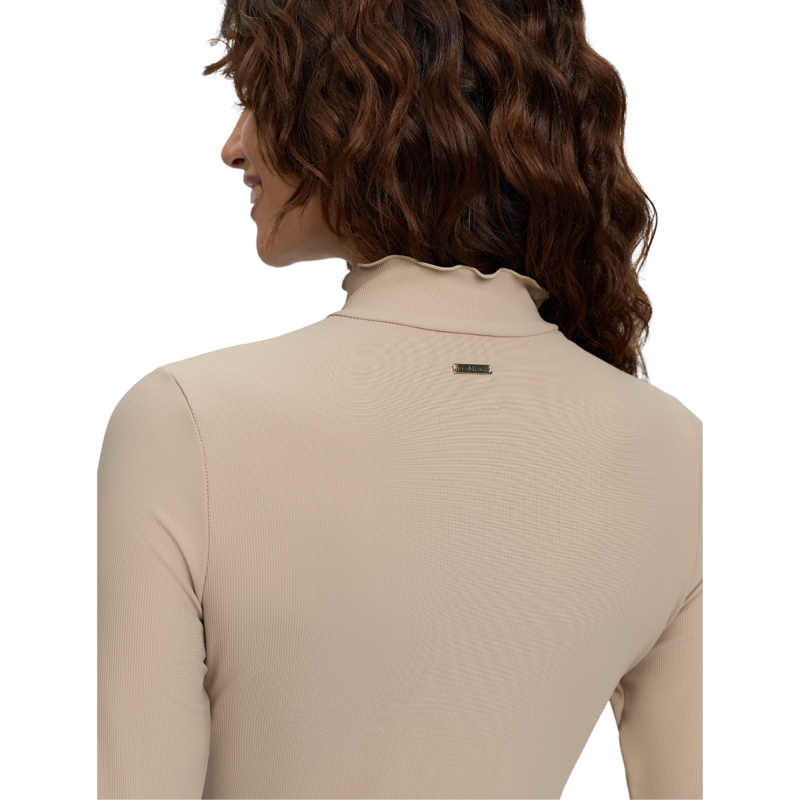 LeMieux Lustre Ribbed Top - Champagne-3