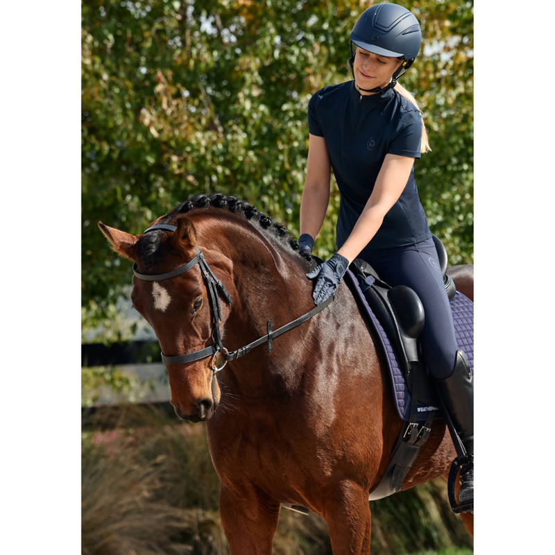 Dublin Flat Cavesson Bridle - Black-4