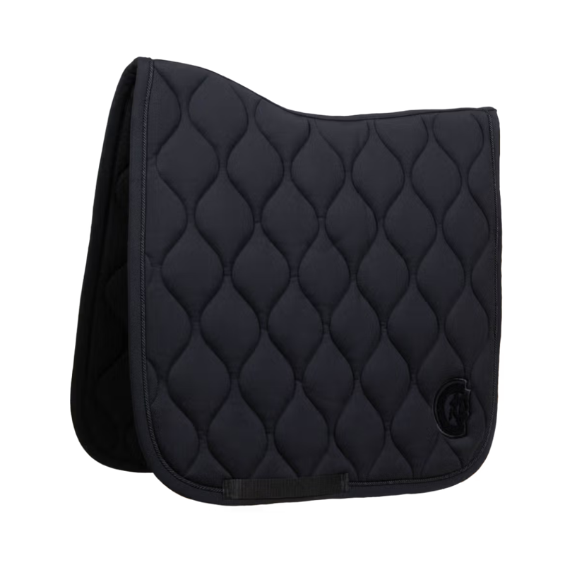 Kentucky Wave 3D Logo Dressage Saddlepad Full - Black-4