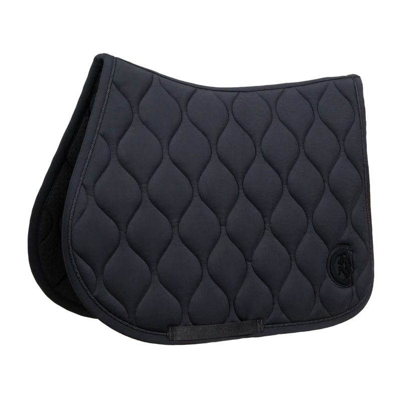 Kentucky Wave 3D Logo Show Jumping Saddlepad Full - Black-4