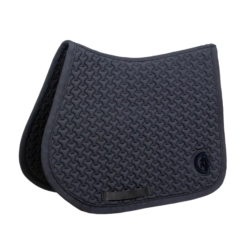 Kentucky Plaited 3D Logo Show Jumping Saddlepad Full - Black-4